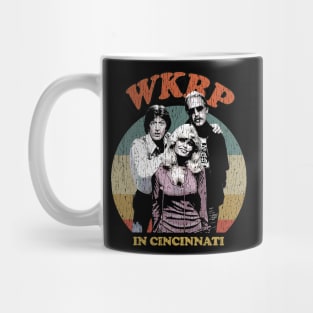 retro wkrp in cincinnati circle Mug